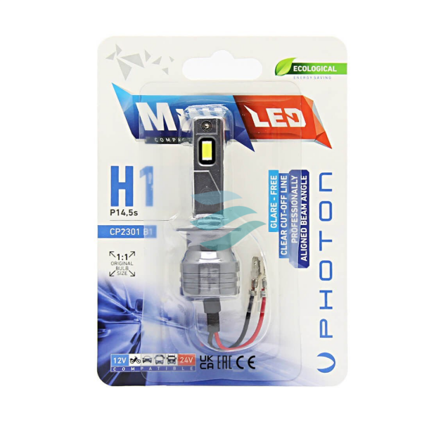 MINI H1 12-24V COMPACT LED (TEKLİ BLISTER)