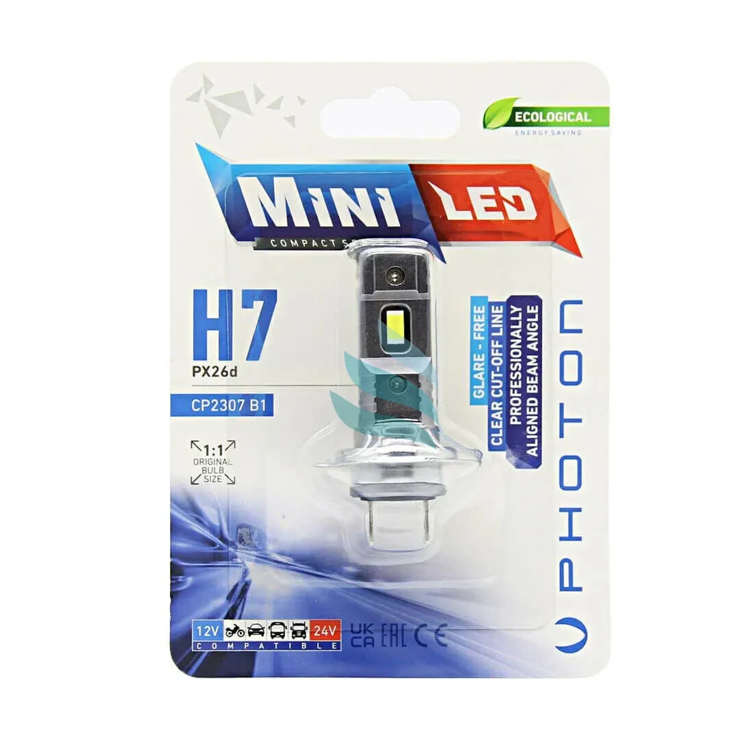 MINI H7 12-24V COMPACT LED (TEKLİ BLISTER)