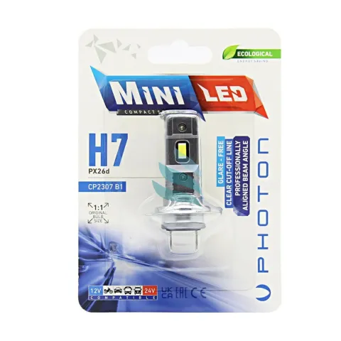 MINI H7 12-24V COMPACT LED (TEKLİ BLISTER)